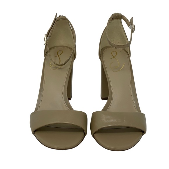 Sam Edelman | Robyn Beige Ankle Strap Heels New - Picture 2 of 8